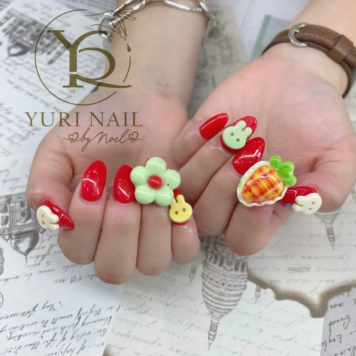 ネイル チークネイル フットネイル フレンチネイル グラデーション キラキラネイル ハンドネイル フットネイル ハンドケア YURI Nail Funabashiのネイルデザイン