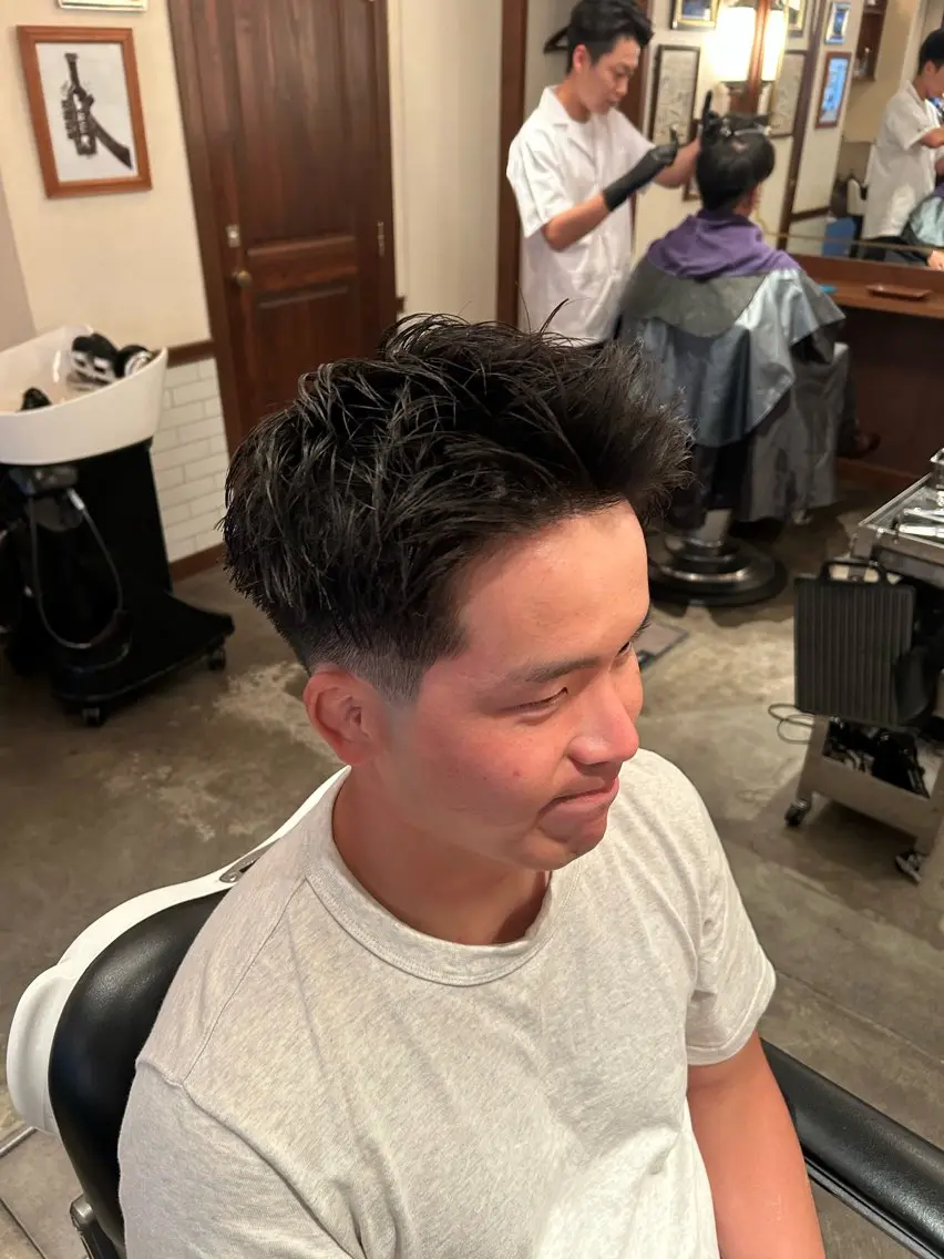 メンズ フェードカット 滝川 大喜のヘアスタイル
