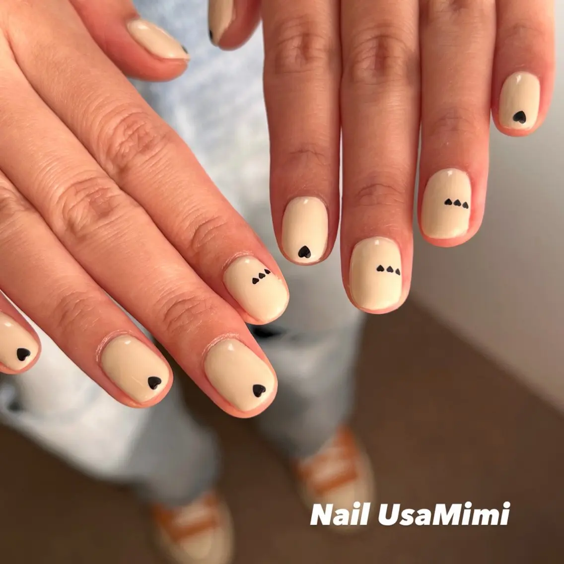 ショート ハンドネイル 本町Nail Usa Mimi  SAKIのネイルデザイン