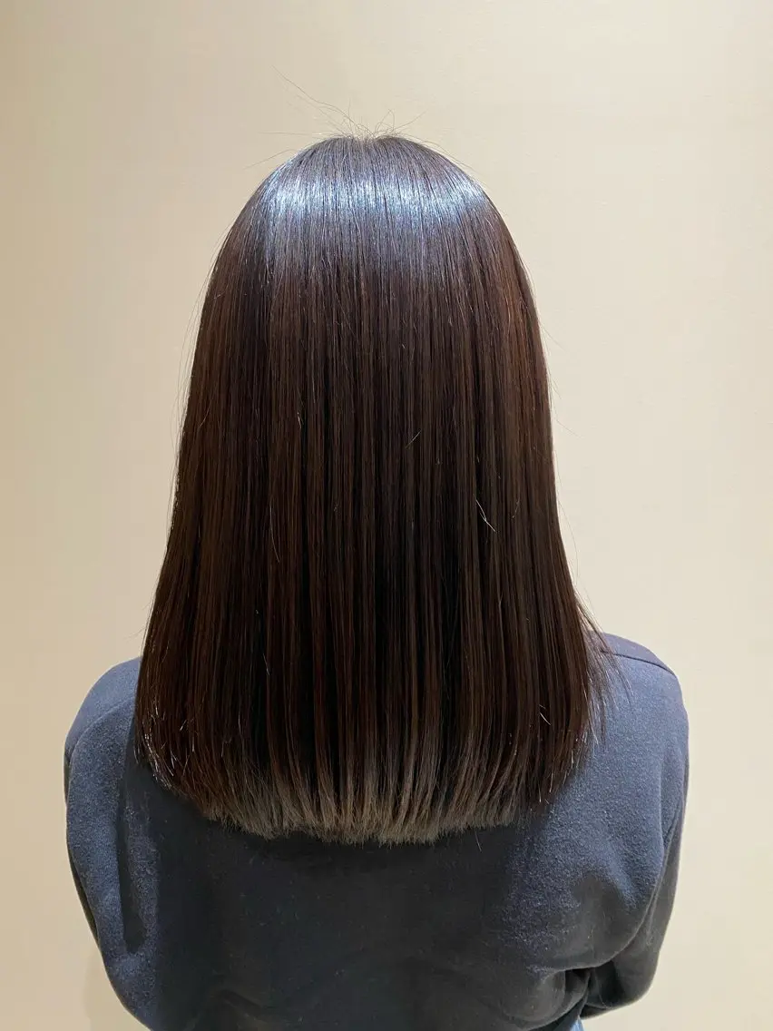 ミディアム 福木 康助のヘアスタイル
