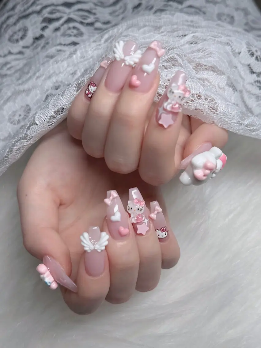 ネイル フレンチネイル ジェルネイル ハロウィン キラキラネイル 韓国ネイル H.baby Nail Salonのネイルデザイン