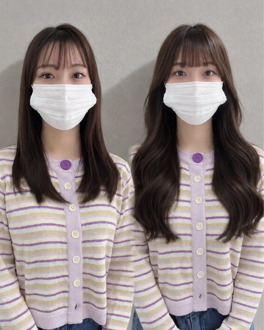 ロング カラー ヘアアレンジ エクステ レイヤーカット/髪質 改善 シオリのヘアスタイル