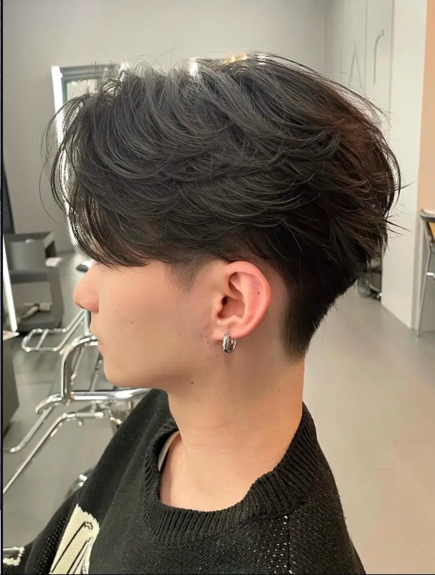【人気No.2✨】メンズカット✖️ニュアンスパーマ・フェザーパーマの写真