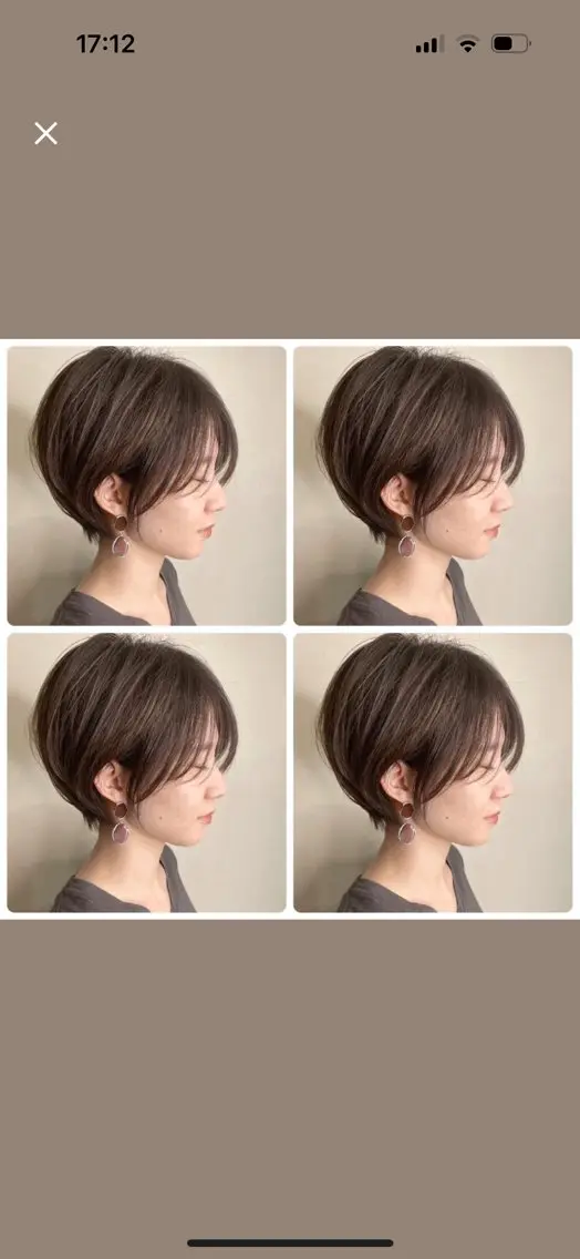 ショート カラー ハイライトカラー ハイライト ショートヘア カット ヘアカラー トリートメント 京都大人女性ショート 徒歩1分/秋山のヘアスタイル