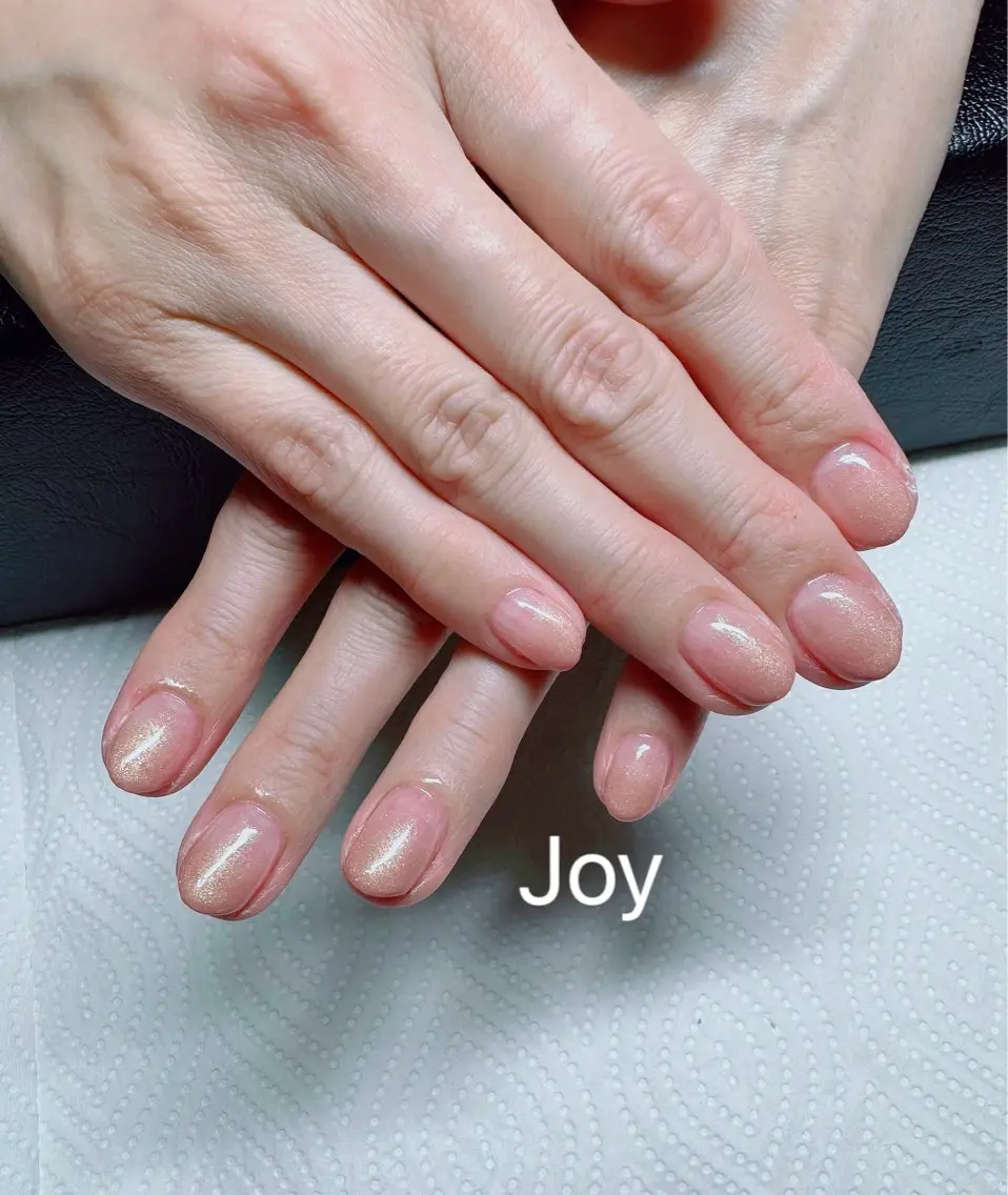 ネイル グラデーション ラメ(グリッター) ラメグラデーション シンプルネイル Nail Salon JOYのネイルデザイン