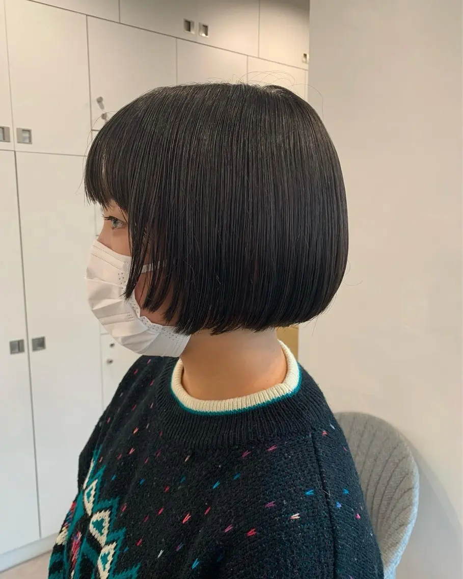 ショート ボブ カット 月200人を担当 💇‍♀️栗林のヘアスタイル