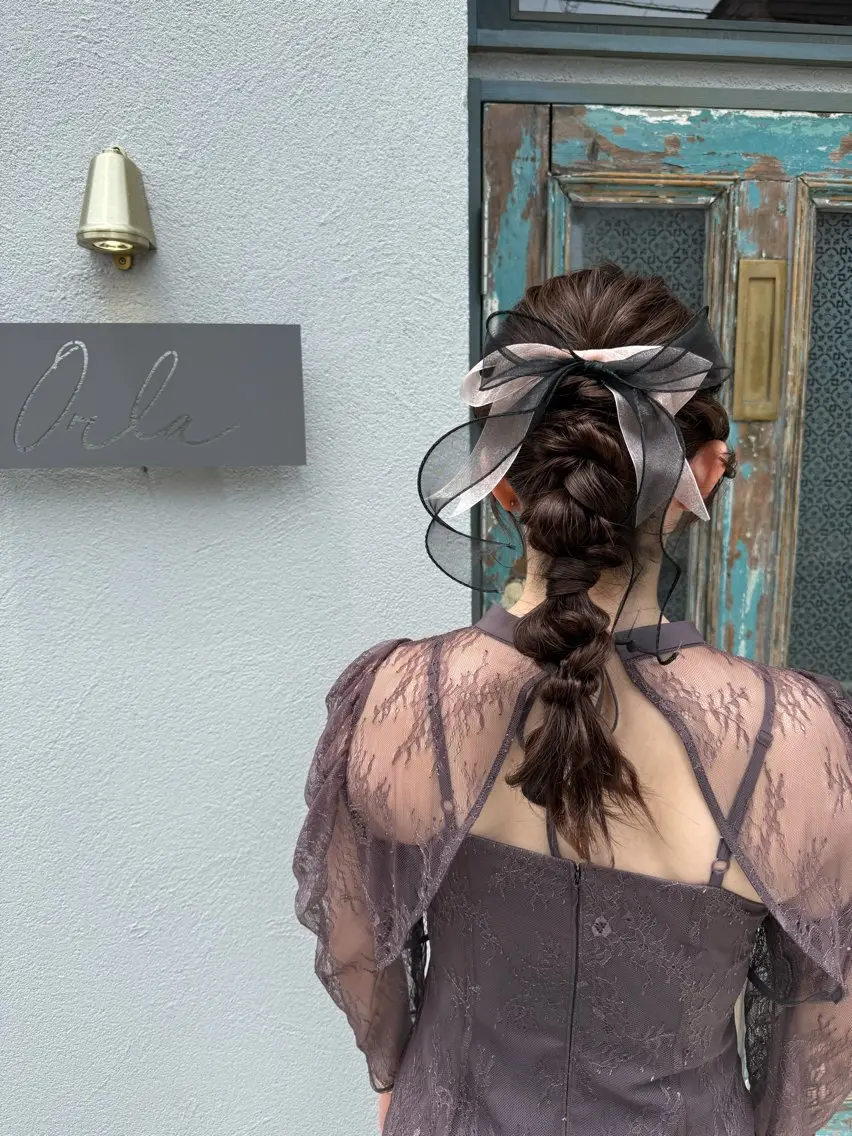 ロング ヘアアレンジ ヘアセット Orla 🌿chiekoの眉毛・アイブロウイメージ
