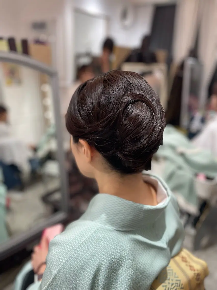 【和髪】ヘアセット☺︎✨17:00〜21:30の写真
