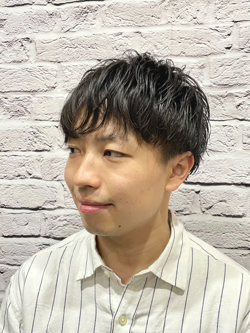 メンズ マッシュ ツーブロック メンズカット特化💈 遠山泰輝のヘアスタイル