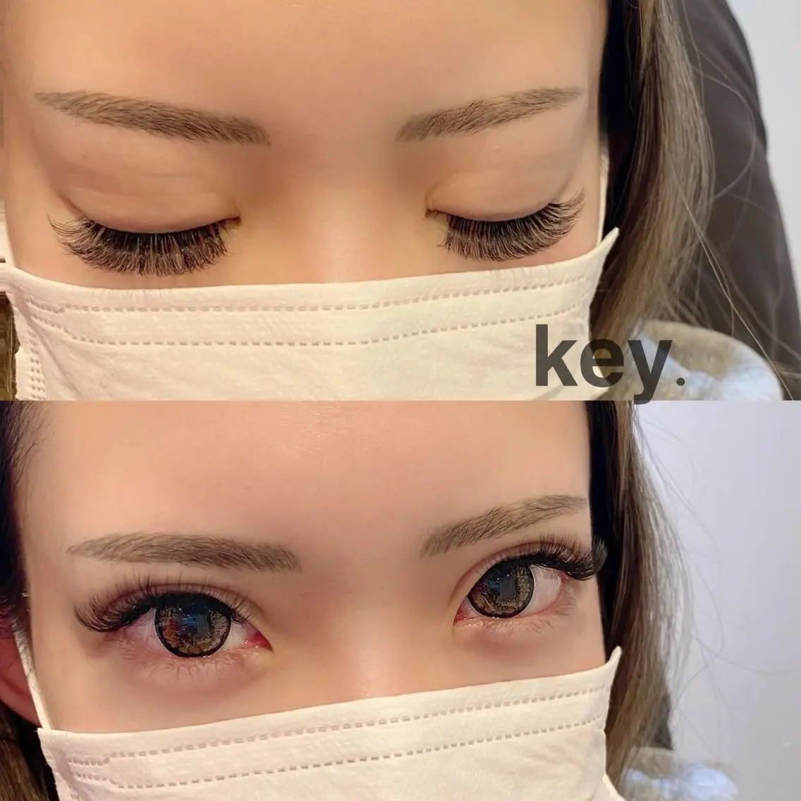 マツエク・マツパ 付け放題 Dカール ボリュームラッシュ マツエク アイデザイナー Key(ケイ)の眉毛・アイブロウイメージ