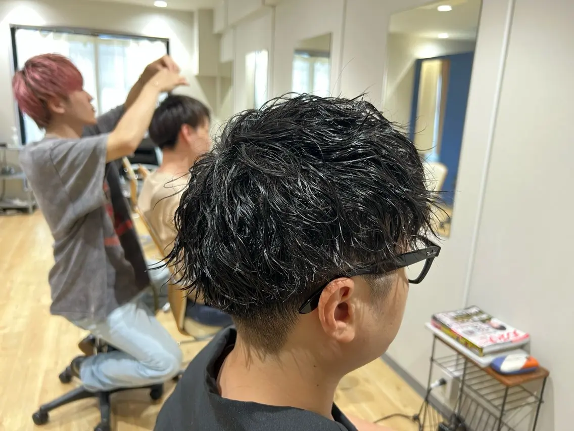メンズ メンズパーマ 川端 さくのヘアスタイル