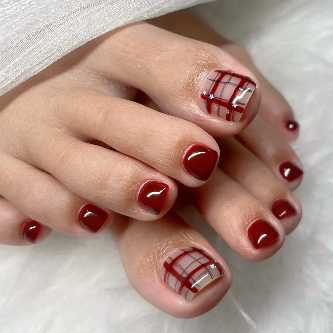 ネイル フットネイル spica nail 〖rana〗のネイルデザイン