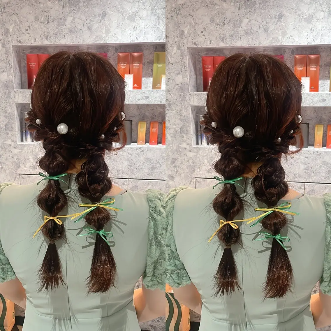 💙【 ⚠️ 事前予約のみ 】ヘアアレンジ 💙（アップスタイル・編みおろしetc...）の写真