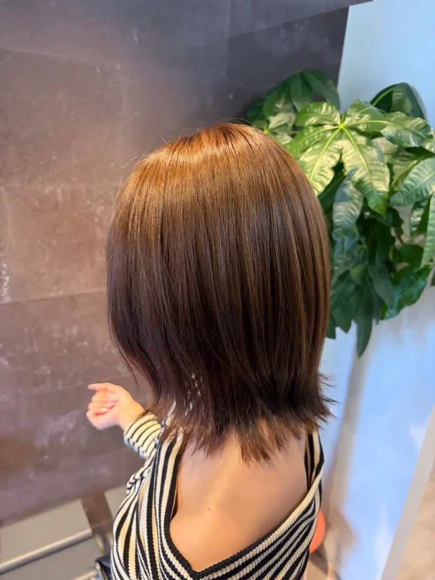 ショート カラー ヘアカラー トリートメント 透明感💫ブリーチ 🖤岡山駅🌙ゆうのヘアスタイル