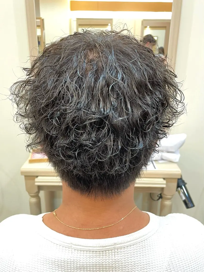 ショート パーマ メンズ メンズパーマ🌀/ 中村郁未のヘアスタイル