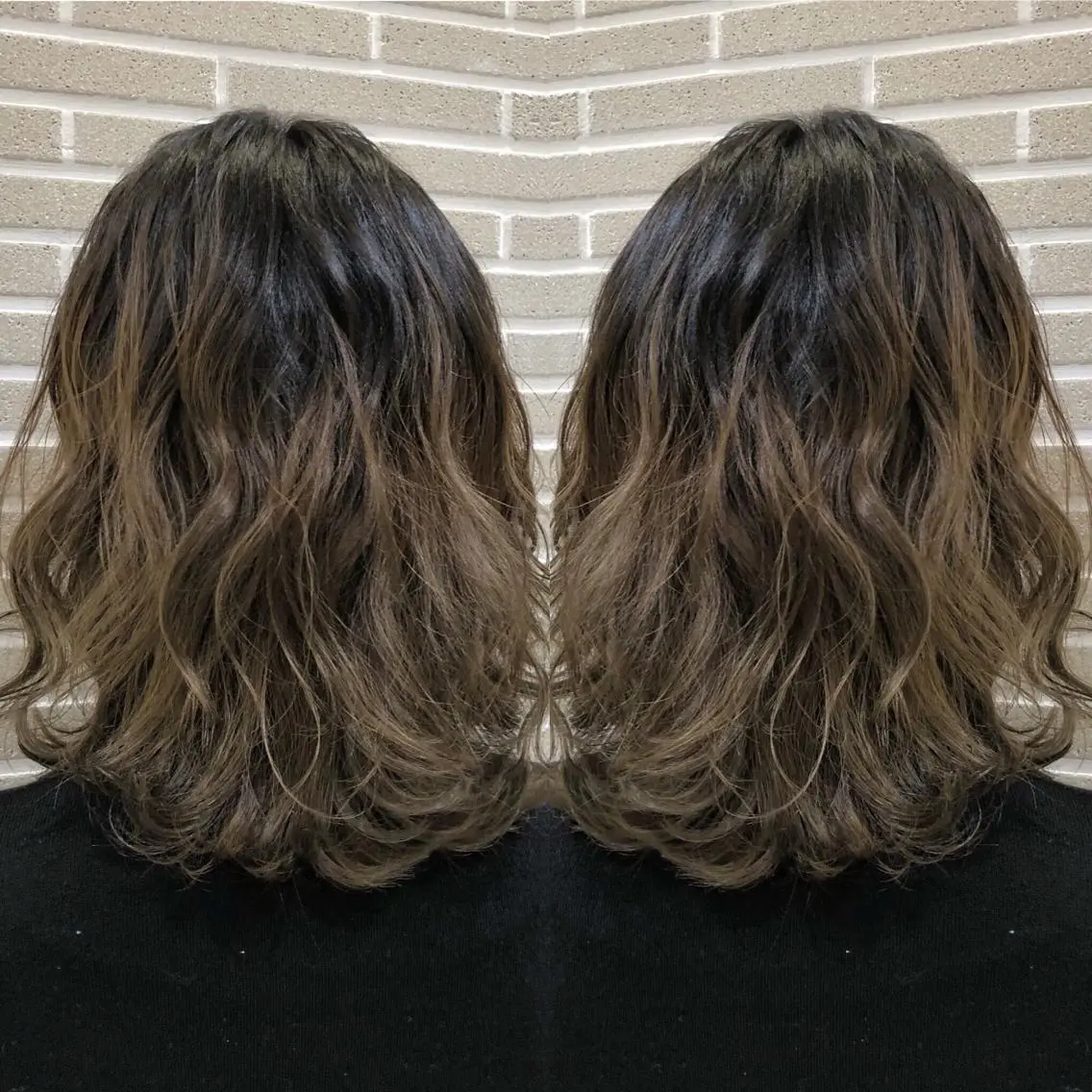 
![ミディアム カラー ヘアアレンジ カット ヘアカラー トリートメント 山北 咲子のヘアスタイル