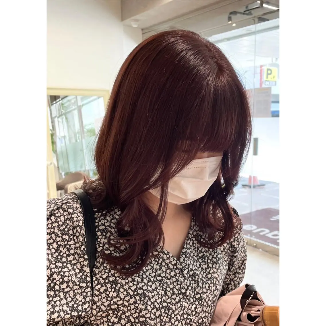 カラー ブラウンカラー ピンクカラー ヘアカラー ピンクカラー🎀/ ミルクティー🍼花音のヘアスタイル