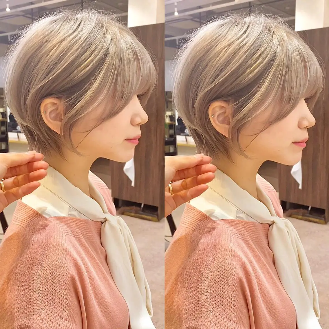 ショート レイヤー特化 渋谷美容師/れなのヘアスタイル