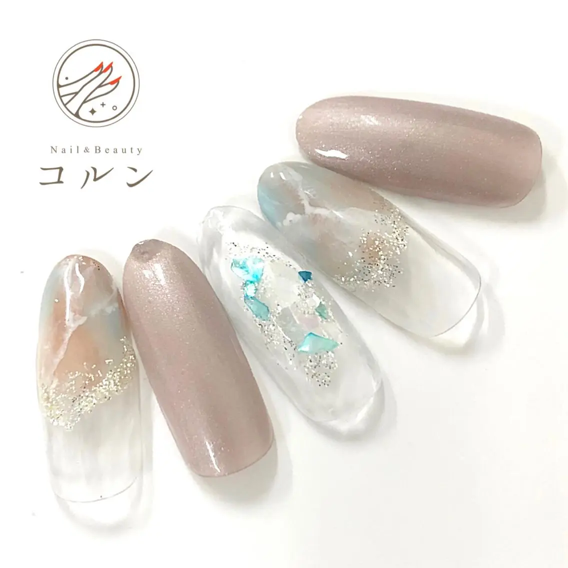 ネイル ハンドネイル フットネイル NailBeauty コルンのネイルデザイン