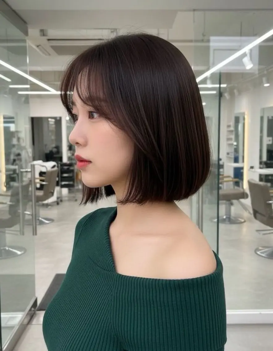 ミディアム ヘアカラー トリートメント brace 小笹花純のヘアスタイル