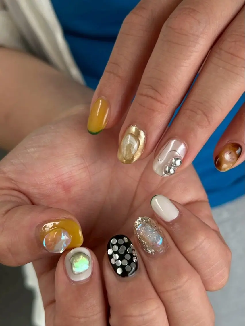 ミディアム ハンドネイル Nbibi nail salonのネイルデザイン