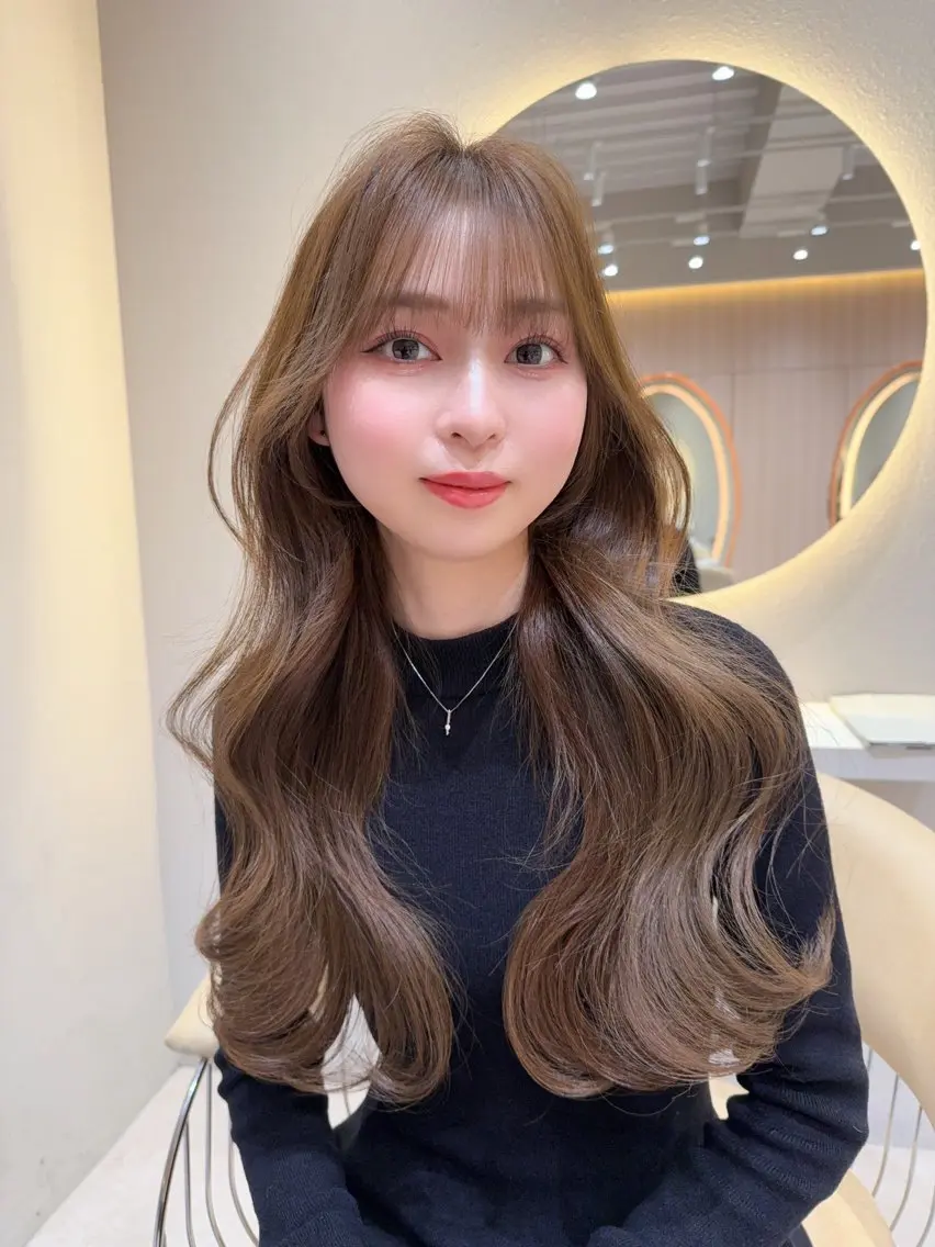 セミロング カラー カット ヘアカラー トリートメント 美髪縮毛矯正✨🫧 レイヤー川村利幸のヘアスタイル