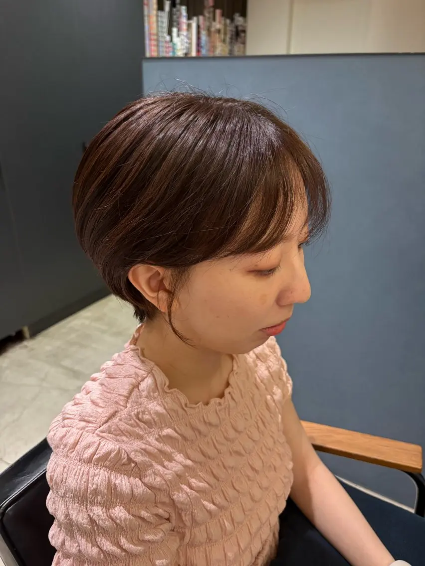 ショート カット ヘアカラー 寺本 心のヘアスタイル