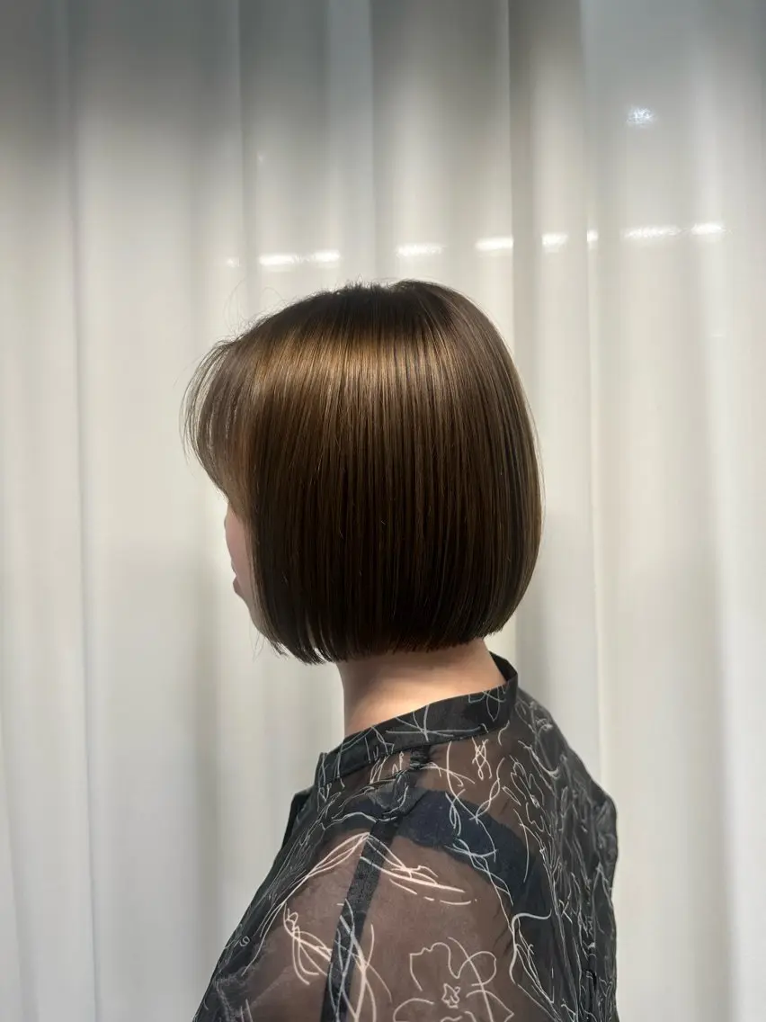 ミディアム jiji /北四番丁 押切瑠奈のヘアスタイル
