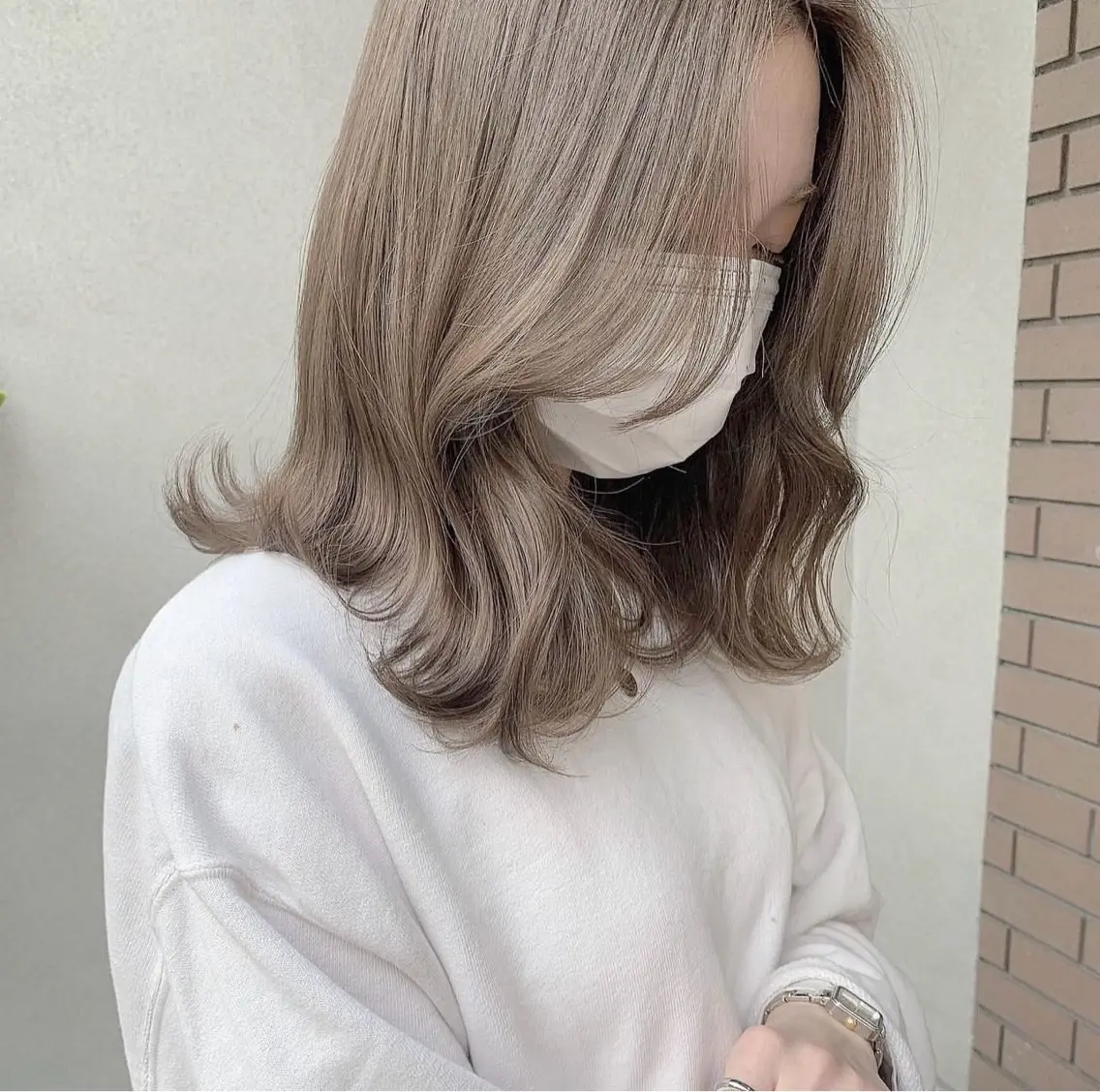 ミディアム 艶カラー/ヘアセット 着付け ふうか 渋谷のヘアスタイル