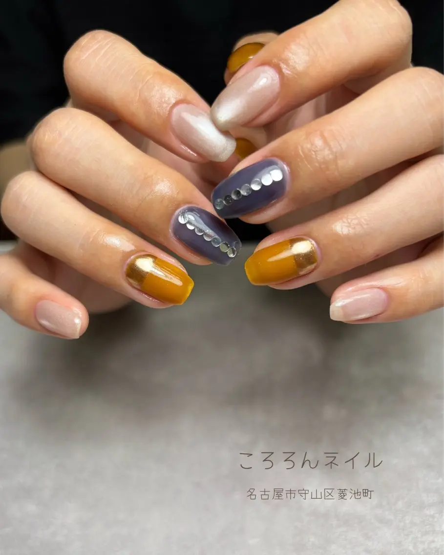 ネイル ハンドネイル ころろんネイル nazuのネイルデザイン