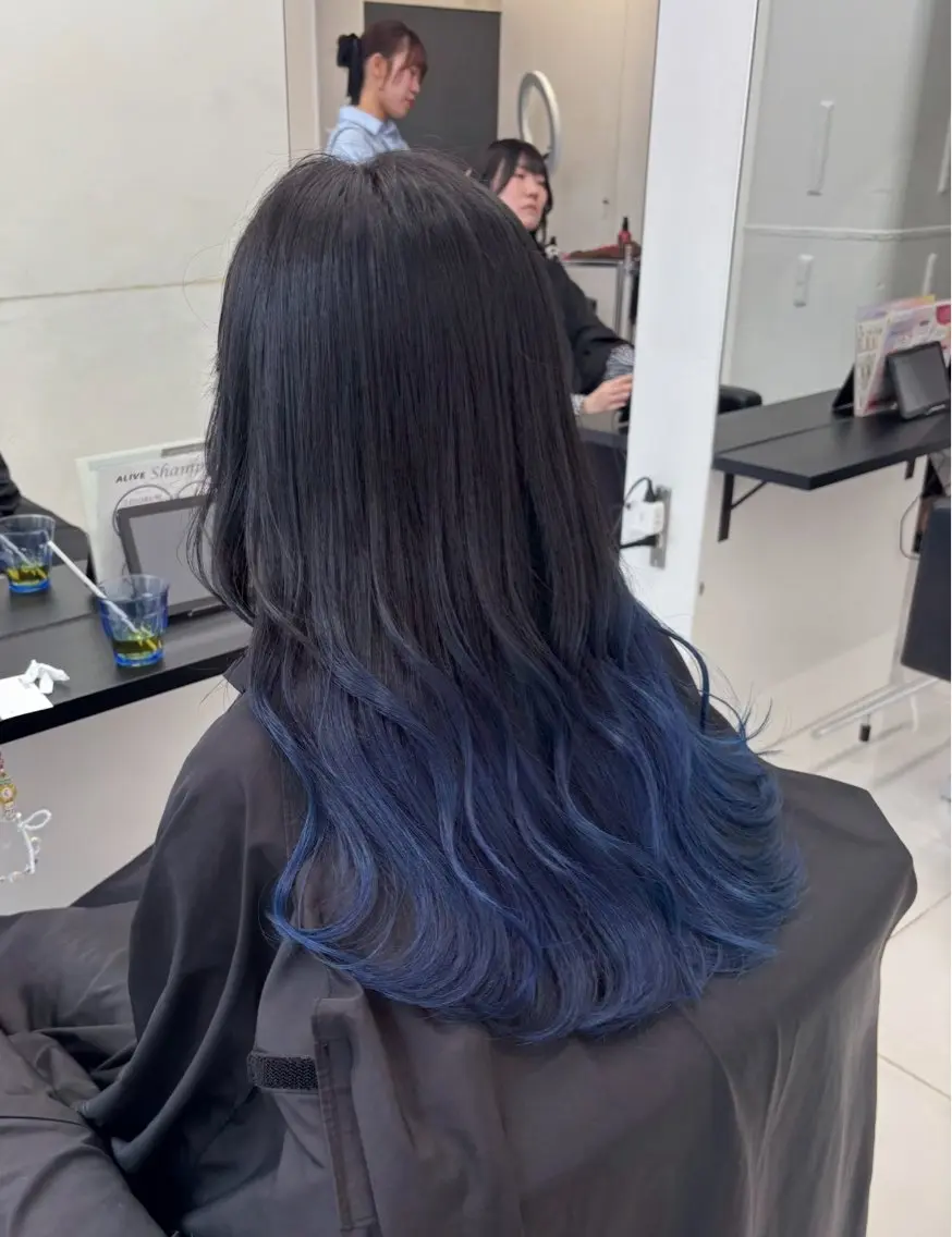 ミディアム カラー グラデーションカラー ヘアカラー トリートメント ⭐️無料!カット モデル募集⭐️夕貴のヘアスタイル