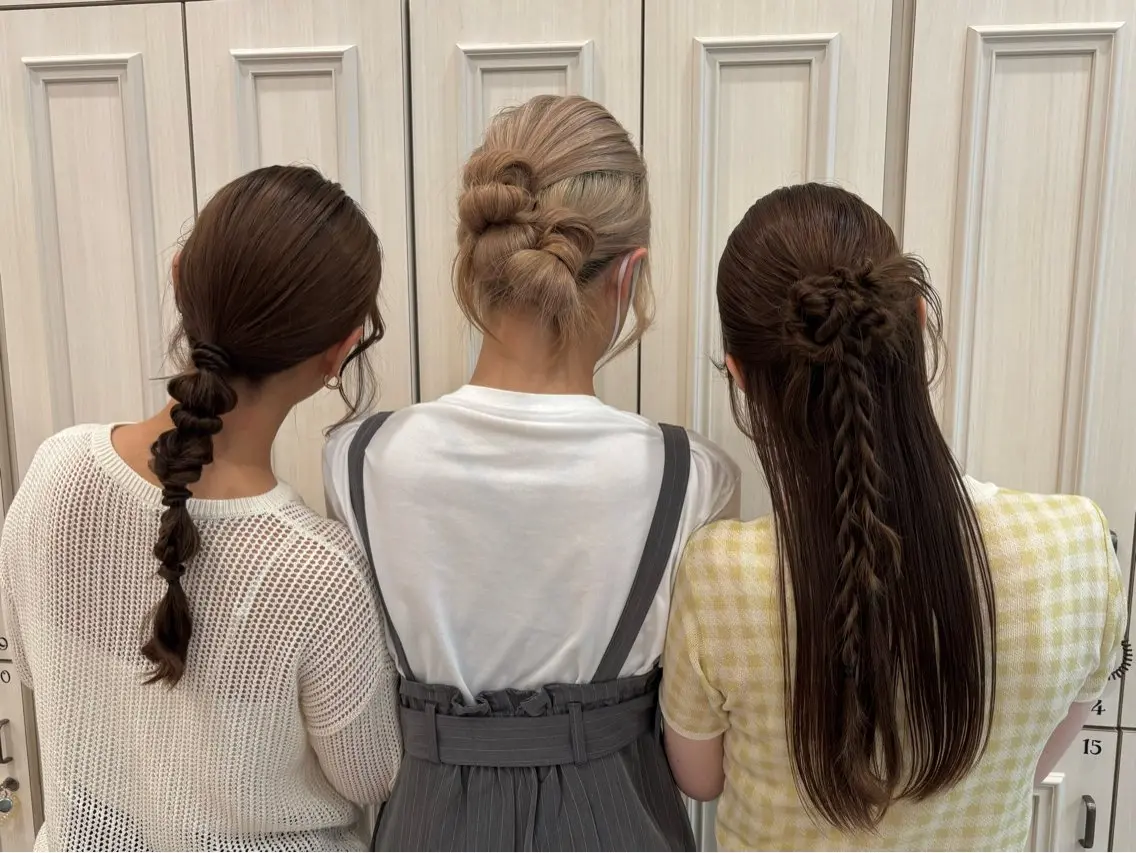 ヘアアレンジ おくれ毛 ヘアセット 🫧髪質改善🫧ツヤ 髪🫧Terumiのヘアスタイル