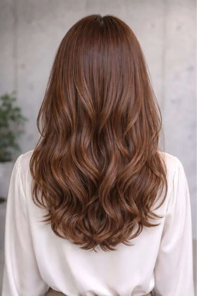 ロング カラー sora ひらかのヘアスタイル