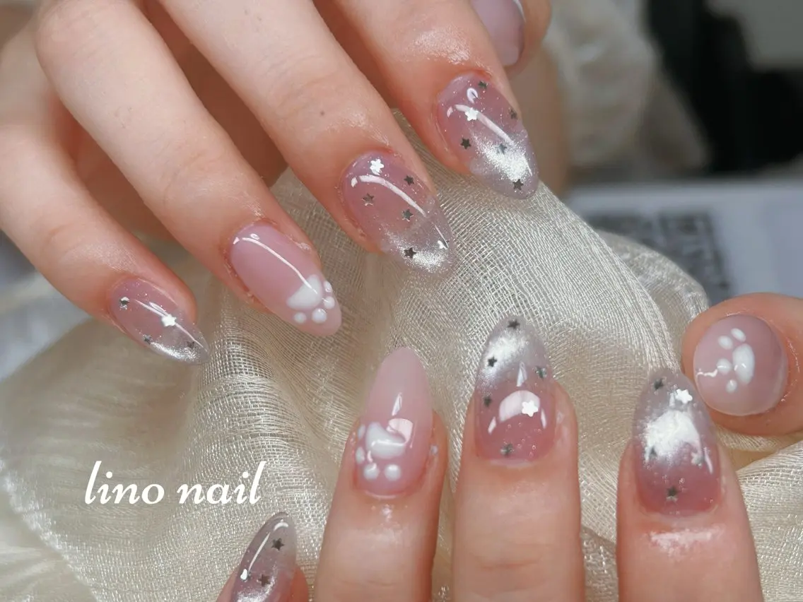 ネイル 長さ出し フットネイル 持ち込み ワンカラーネイル ワンホンネイル ハンドネイル Lino Nailのネイルデザイン