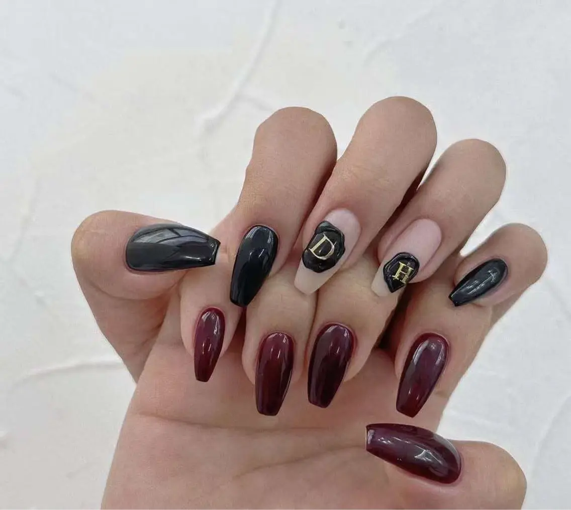 ネイル フラワーネイル フレンチネイル ジェルネイル ガラスフレンチ ハート ハンドネイル ハンドケア BabyYouMi nailのネイルデザイン