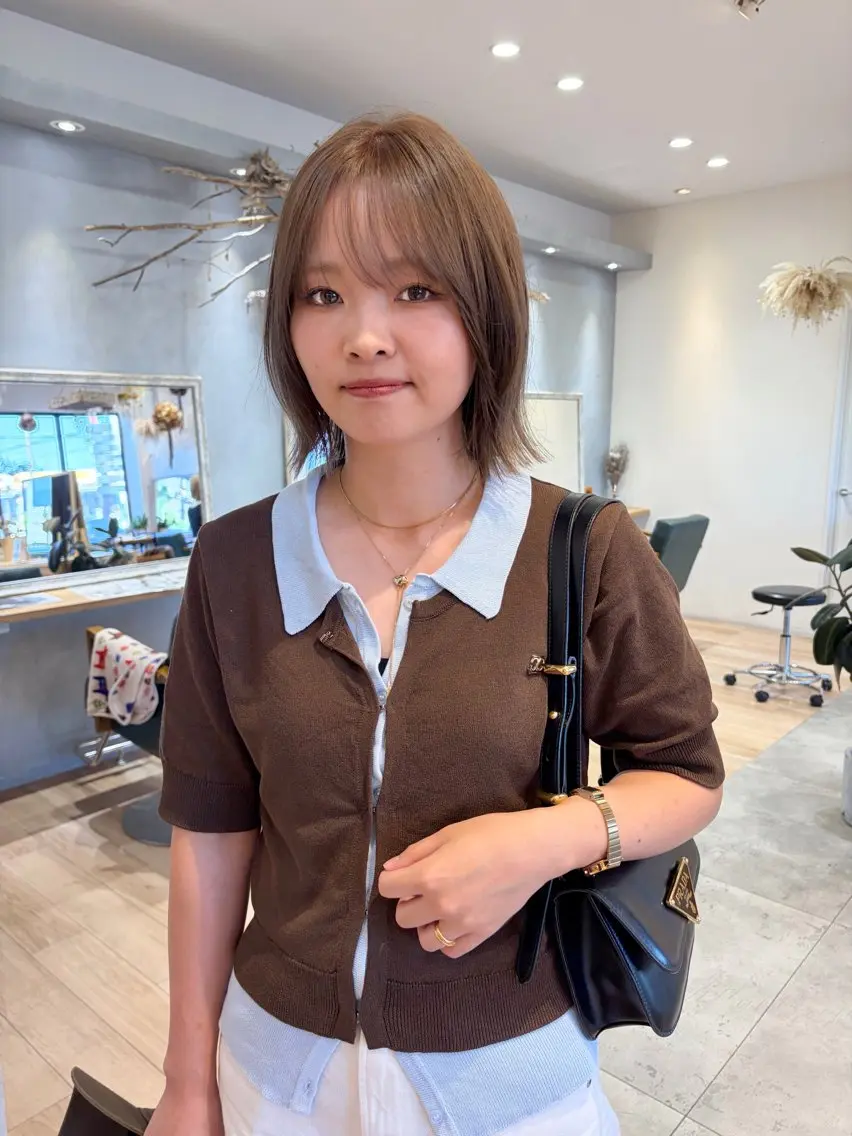 ショート カラー 吉原 由菜のヘアスタイル