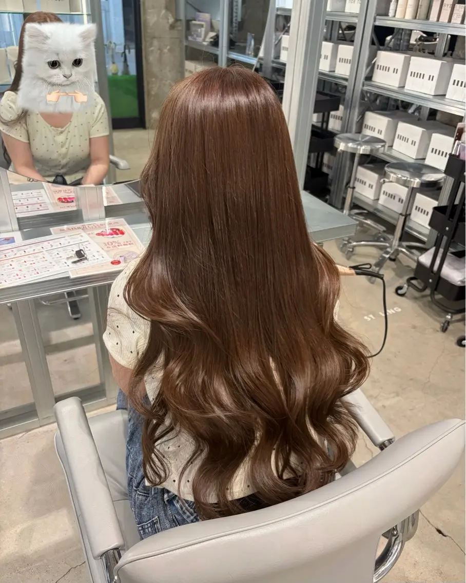 ロング カラー カット ヘアカラー トリートメント ダブルカラー/レイヤ ーカット 🤍ゆきなのヘアスタイル