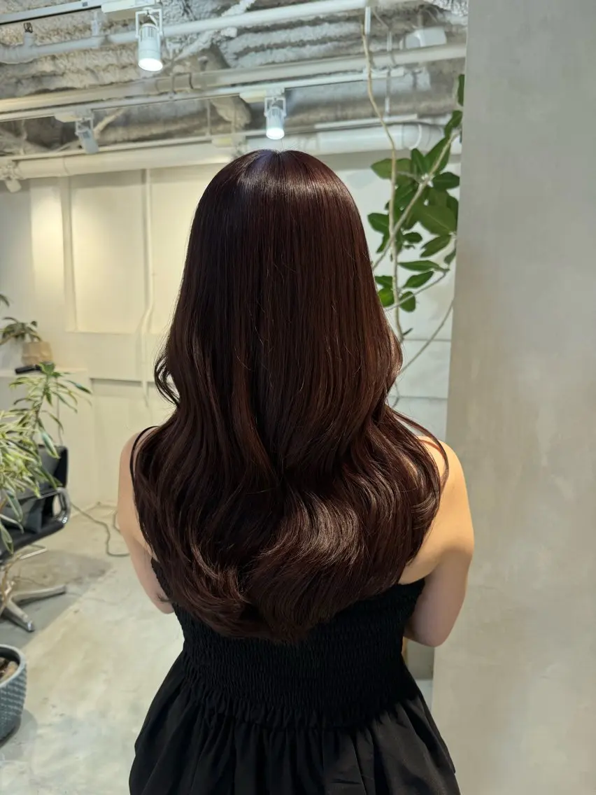 セミロング カット ヘアカラー トリートメント 新宿/顔周りカット +レイヤー=しずく♩のヘアスタイル
