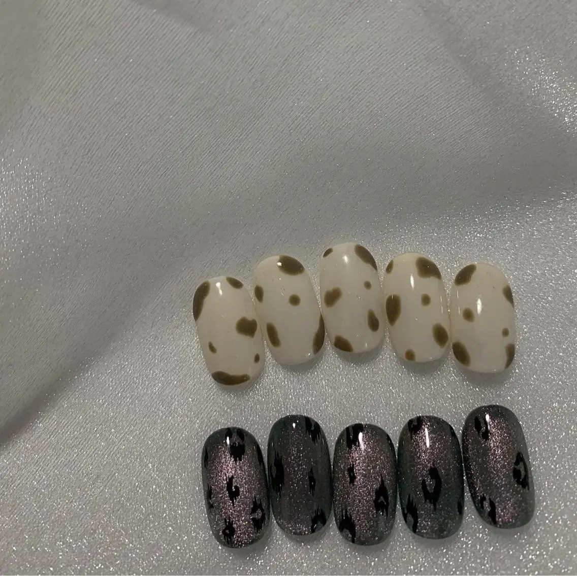 ネイル アニマル柄 マグネットネイル ハンドネイル ハンドケア lylynail YUUKAのネイルデザイン