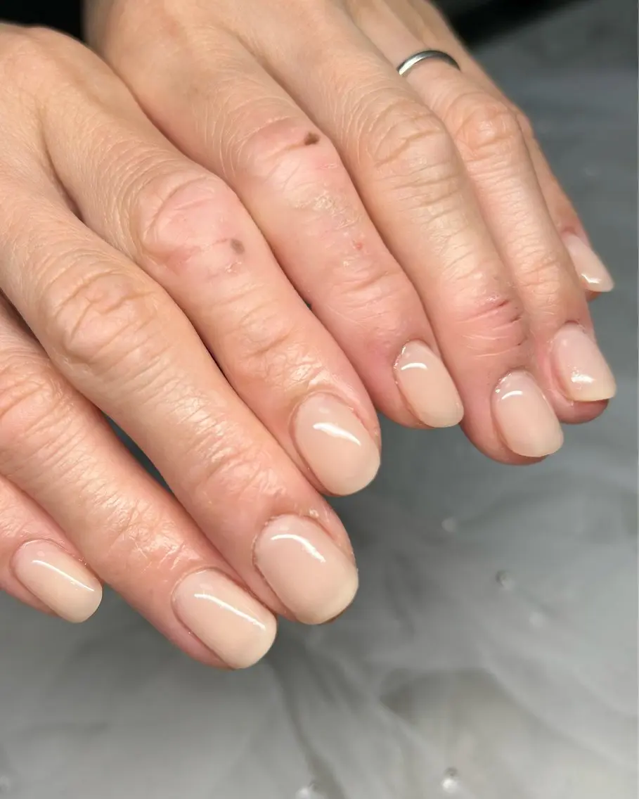 ネイル ワンカラーネイル ハンドネイル ten nail salon かえでのネイルデザイン