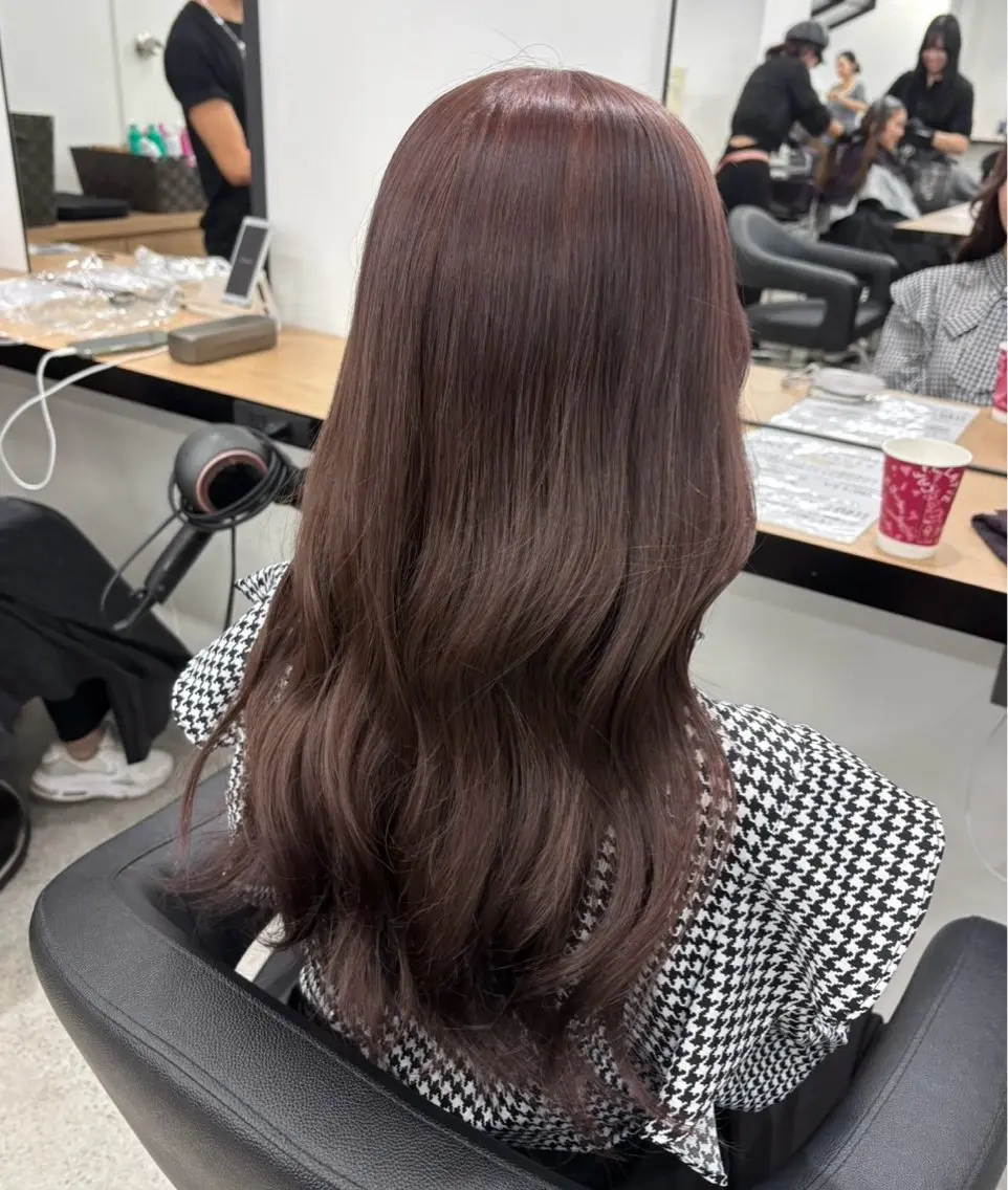 ロング ヘアカラー miku/ラベンダー 透明感カラー🪻❤︎のヘアスタイル
