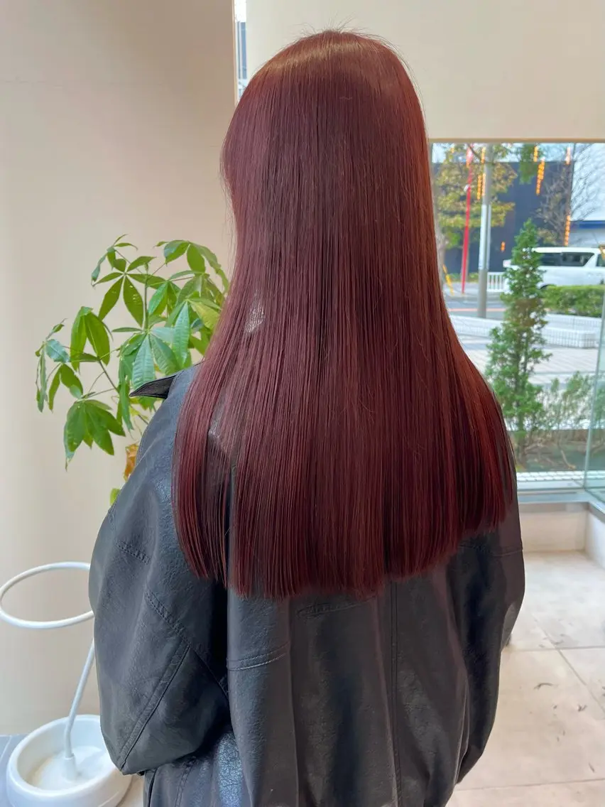 ロング カラー ヘアカラー minami🪷 暖色カラーのヘアスタイル