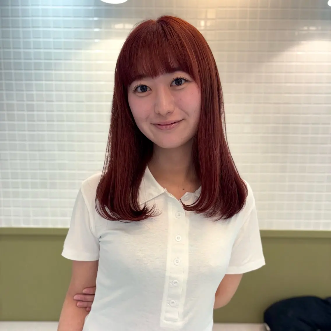 ロング カット ヘアカラー ☕️NOA / レイヤーカット🍮のヘアスタイル