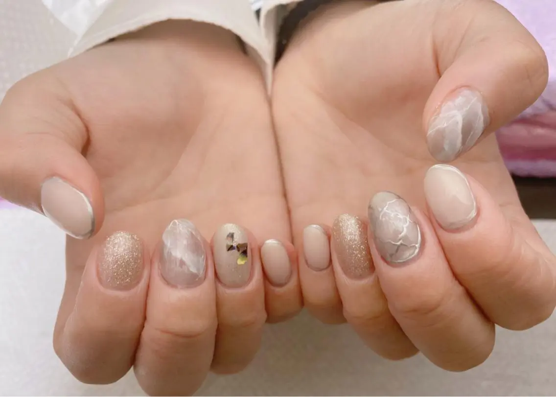 ネイル ニュアンスネイル ハンドネイル ハンドケア u sのネイルデザイン