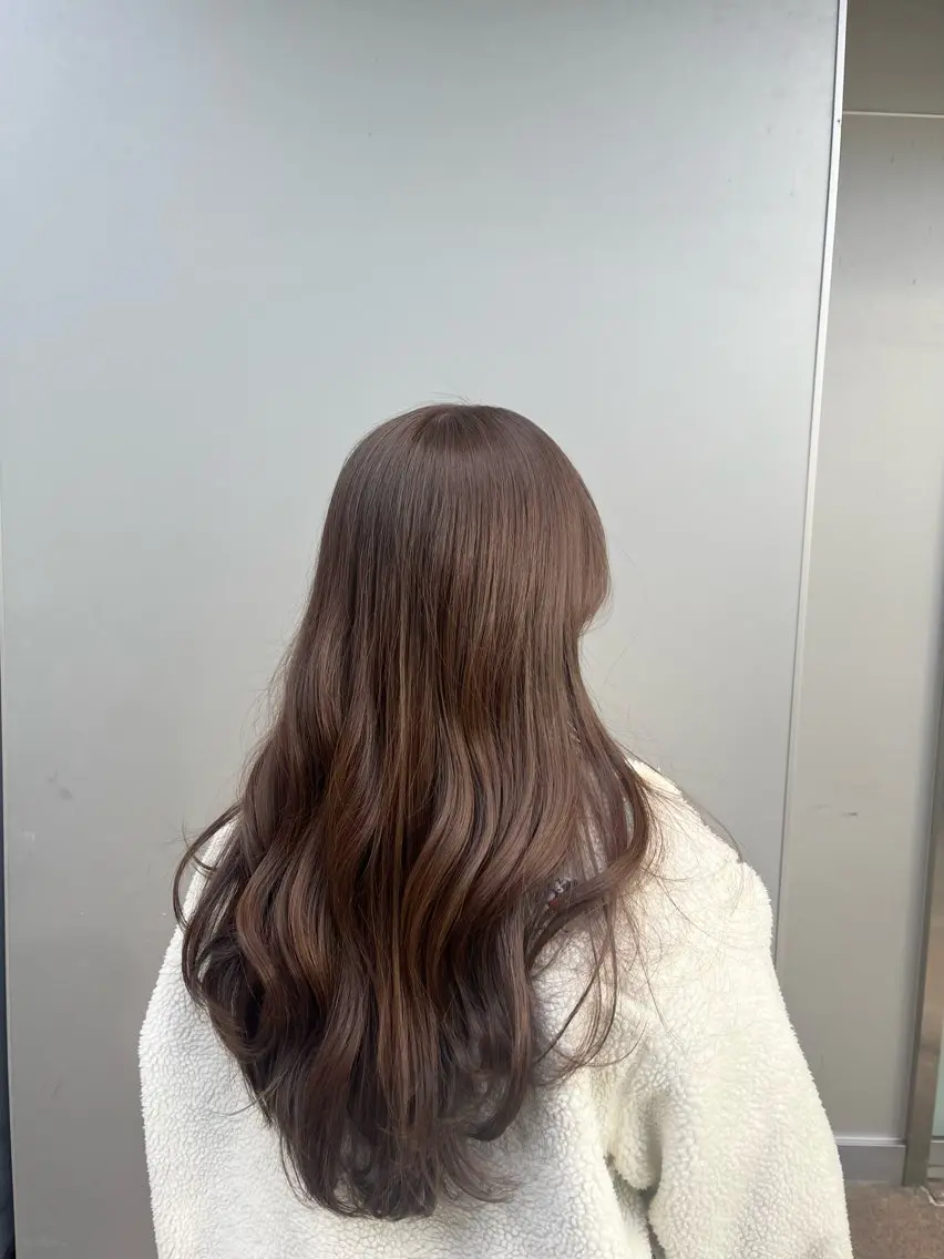 ロング カット ヘアカラー トリートメント 大宮レイヤーカット× 透明感カラー　rioのヘアスタイル