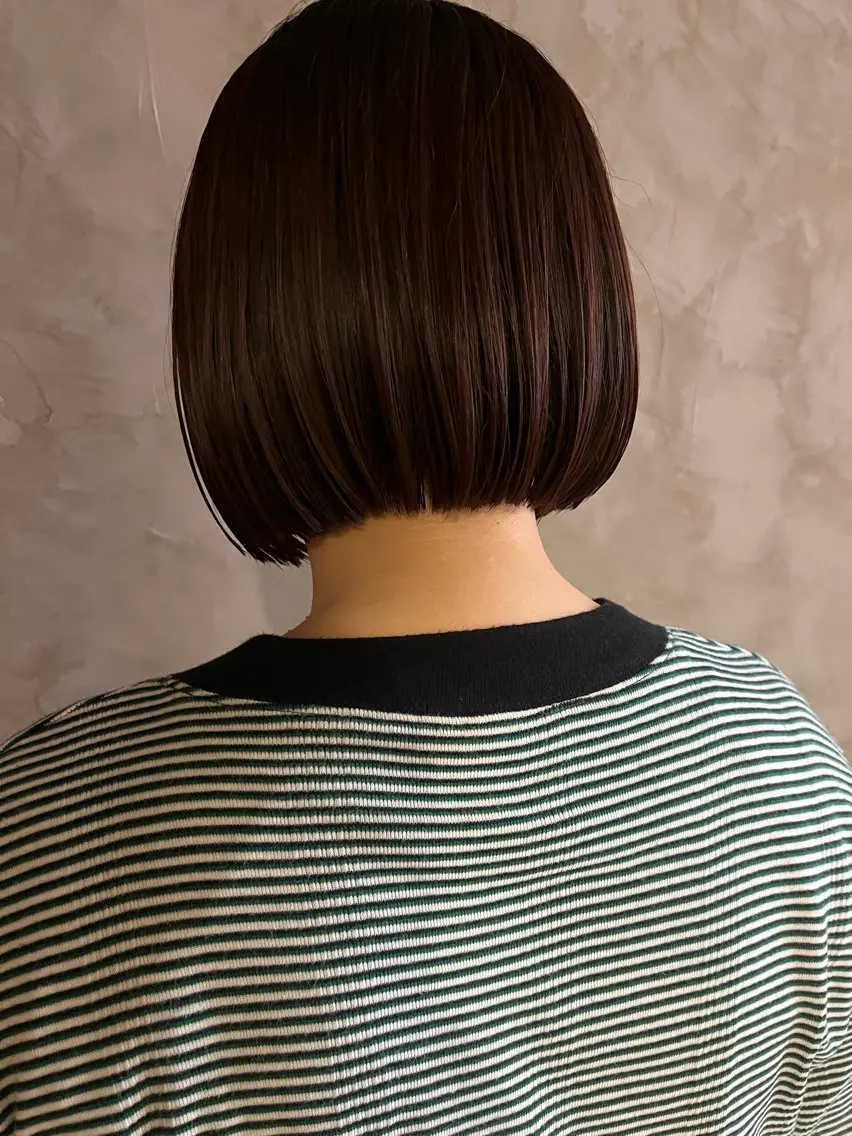 ミディアム くるみ🩰/ボブ レイヤー/暖色カラーのヘアスタイル