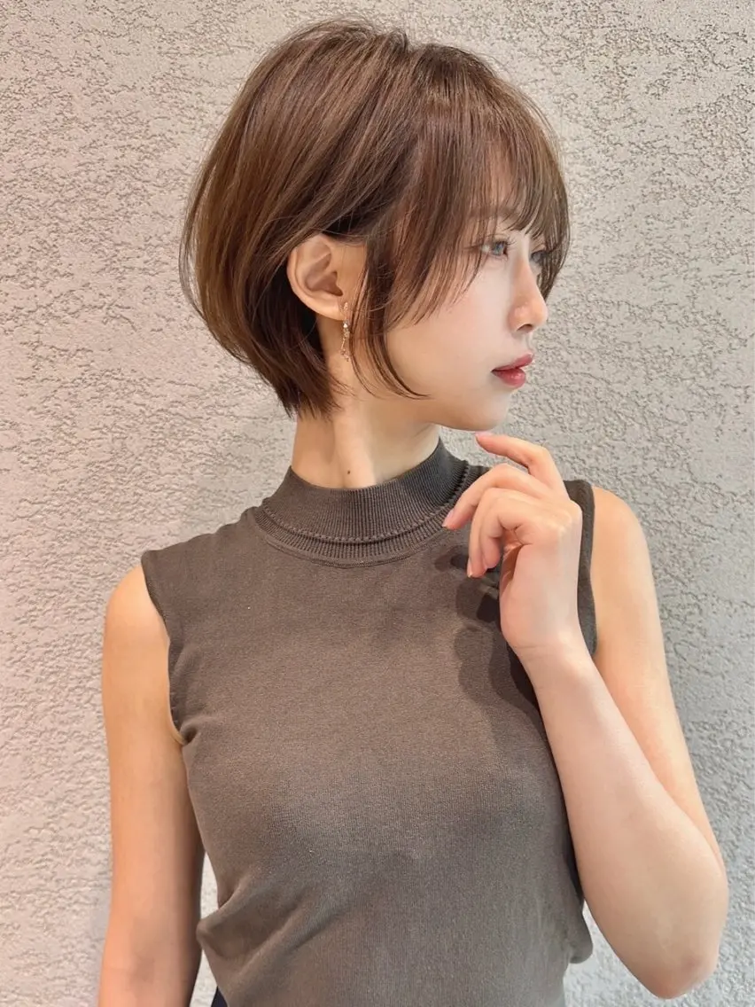 ショート カット トリートメント 縮毛矯正✨🫧 レイヤー川村利幸のヘアスタイル