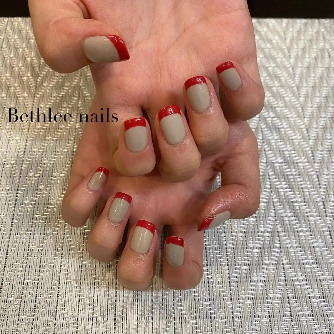ネイル フレンチネイル Bethlee nailsのネイルデザイン