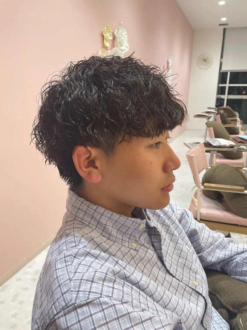 リピーター様専用🩶メンズ カット+パーマ🧑🏼🦱《波巻き・ツイスト・ツイスパ・スパイラルパーマ 》にしたい方限定の写真