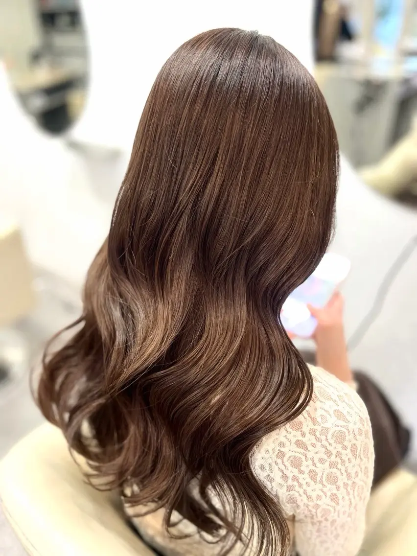 ロング カラー ヘアカラー トリートメント SiLO/ maoのヘアスタイル